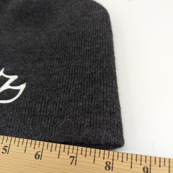Headmaster Calvary Beanie Gray with Embroidered White Dove One Size - Picture 6 of 7